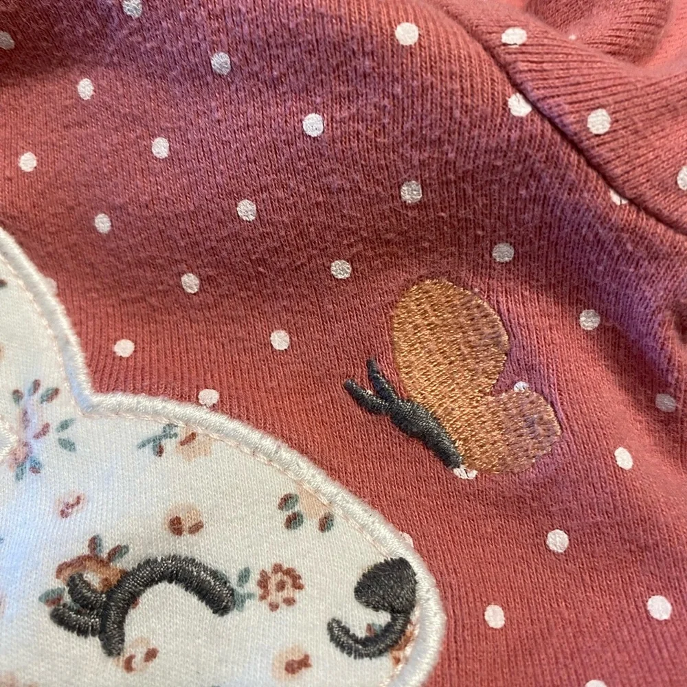 Gymboree jeans, size 18–24 month and Carter’s bunny shirt, size 18 months